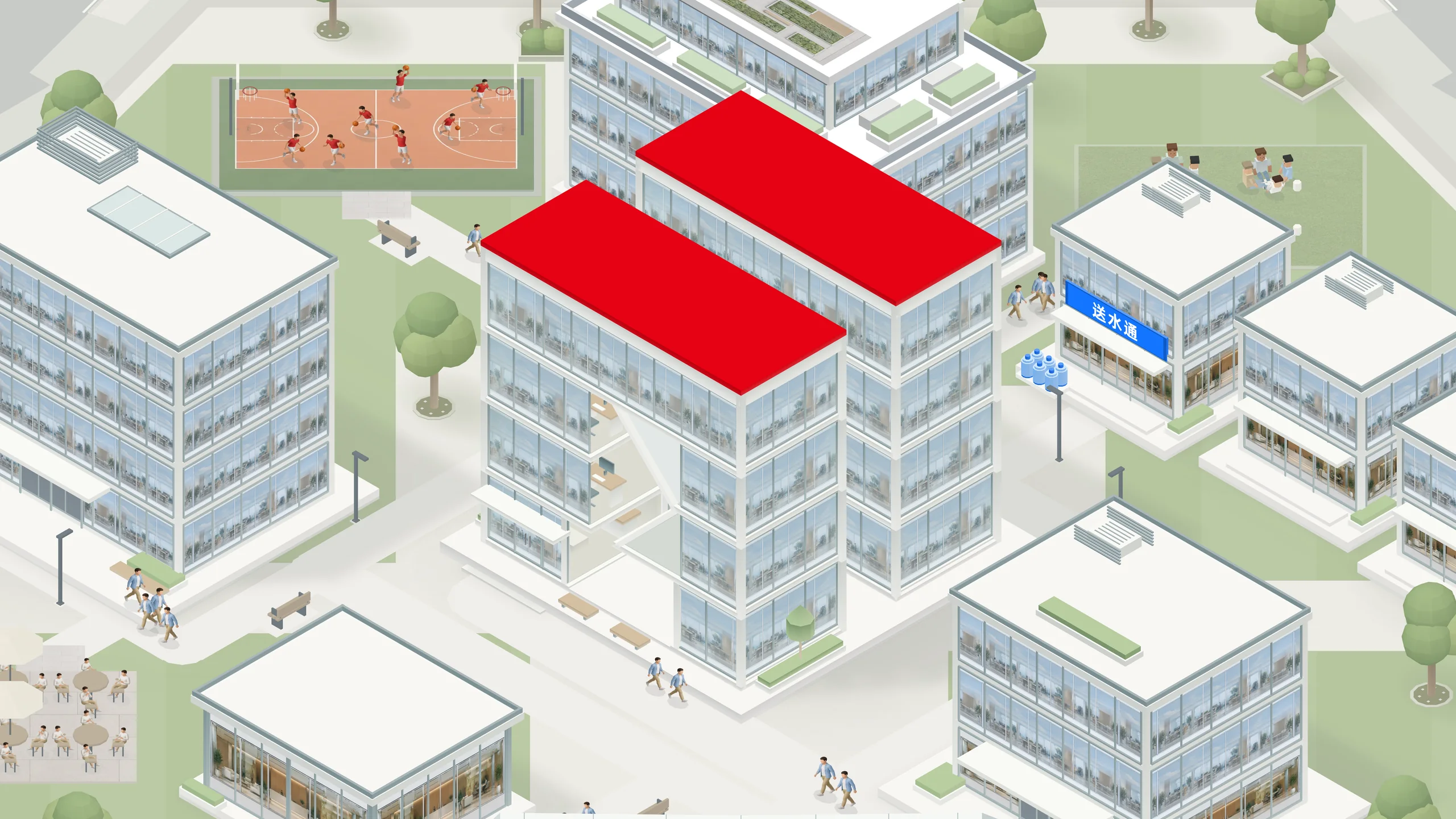 燕基大厦建筑效果示意